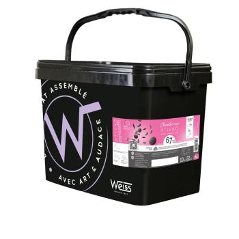 Couverture de chocolat noir - Fondettes Ativao 67%