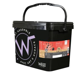 Couverture de chocolat noir - Fondettes Bassam 69%