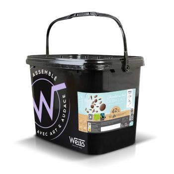 Couverture de chocolat au lait - bio et équitable