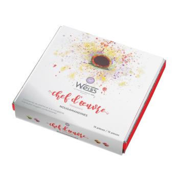 coffret 15 nougamandines chef oeuvre par weiss