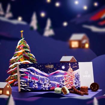 Coffret chocolats de Noël