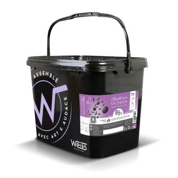 Couverture de chocolat noir - Fondettes Kacinkoa 85%