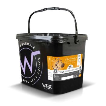 Couverture de chocolat au lait - Fondettes Caramel