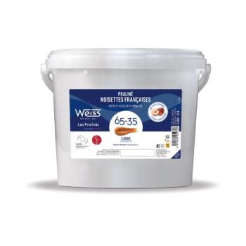 Praliné lisse noisettes françaises 65-35 - 2,5kg