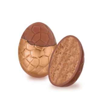 oeuf chocolat tendre caramel