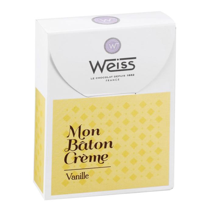 baton creme vanille enrobe chocolat noir par weiss