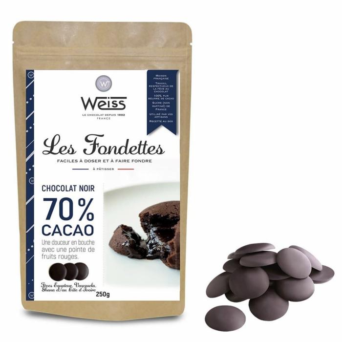 chocolat noir 70 cacao par weiss