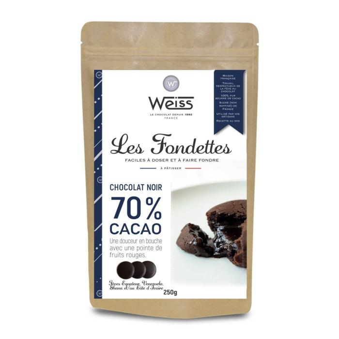 chocolat noir 70 cacao par weiss