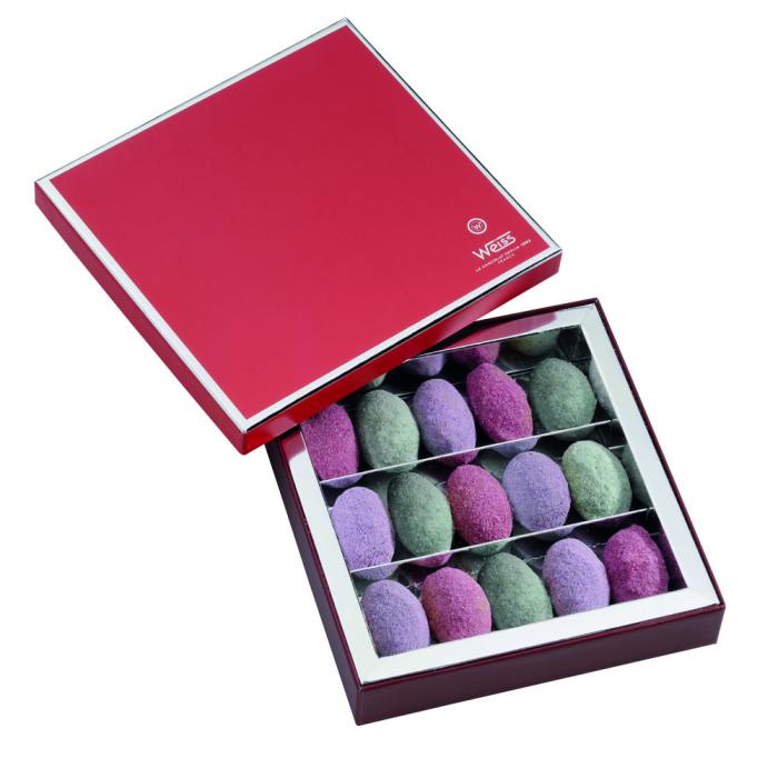 coffret 15 nougamandines chef oeuvre par weiss