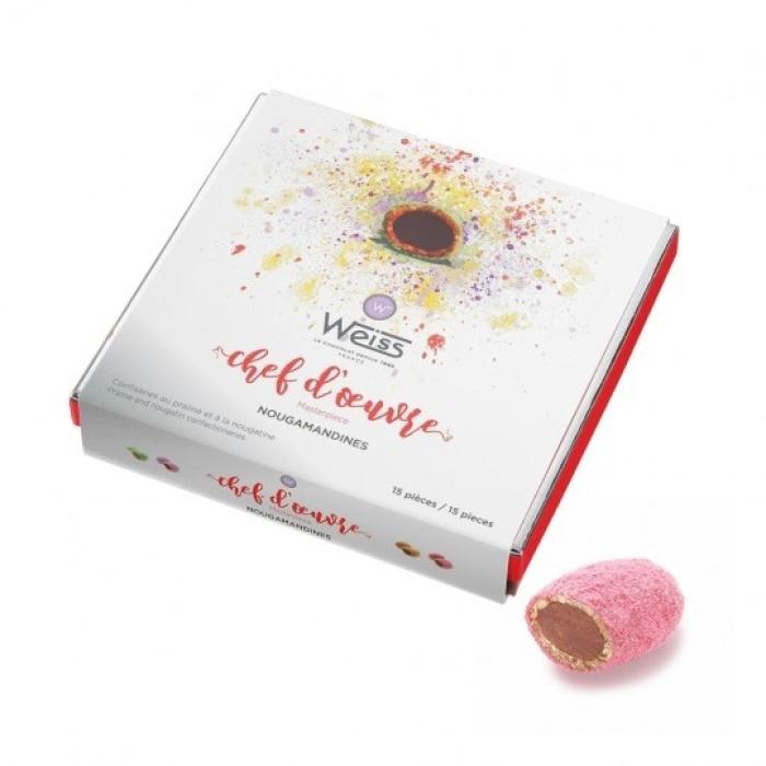 coffret 15 nougamandines chef oeuvre par weiss