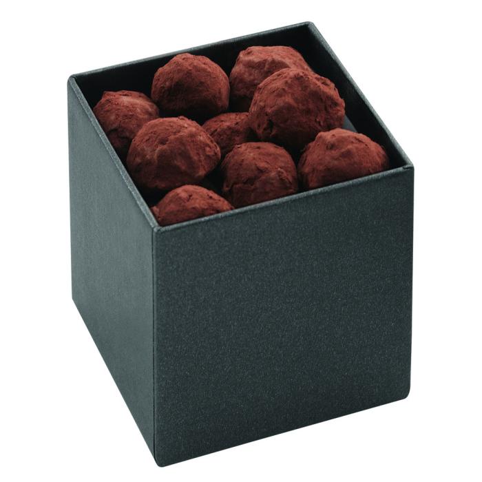 coffret truffes au chocolat noir 150g par weiss