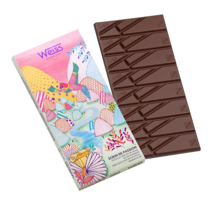 Tablette chocolat noir Passion