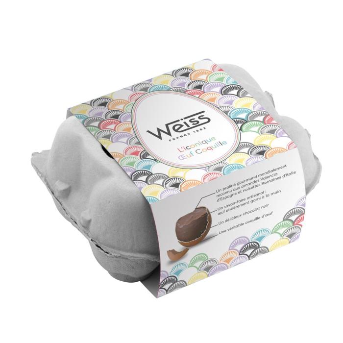 oeufs coquille praline weiss par weiss