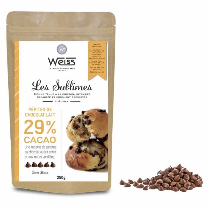 pepites chocolat au lait 29 cacao par weiss