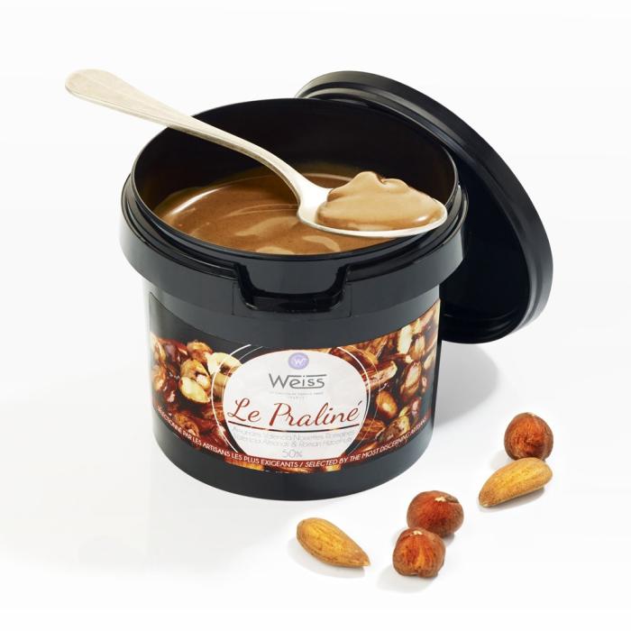 praline lisse amandes noisettes 300g par weiss