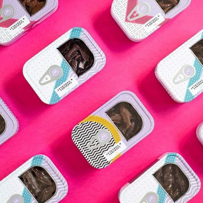 sardine rose chocolat au lait 130g par weiss